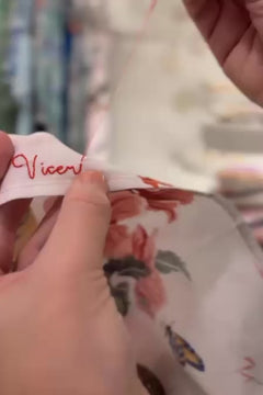 Video de bordado personalizado hecho a mano